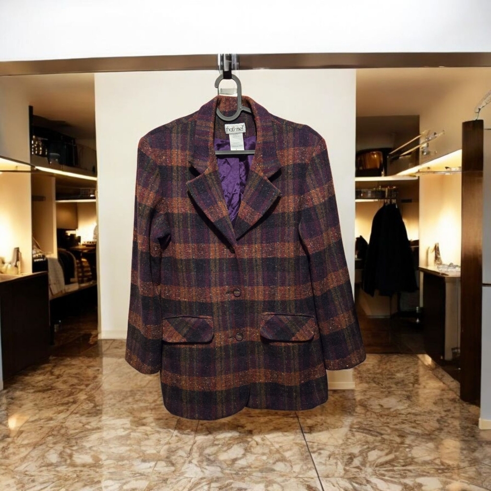 Plaid Vintage Blazer